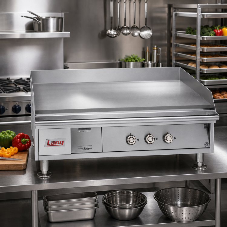 Product image #2 for Lang Marine Heavy Duty Electric Countertop Griddle with 48 x 23-Inch Cooking Surface