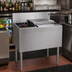 Thumbnail image #2 for Glastender CBA-30L 30-Inch Underbar Combo Ice Bin/Cocktail Unit with Left Bottle Well