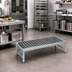 Thumbnail image #2 for Fermostock 52-Inch Wide Aluminum Dunnage Rack with Adjustable Feet