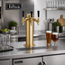 Thumbnail image #2 for Perlick 3-Faucet Air-Cooled Countertop Brass Draft Arm