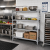Thumbnail image #3 for Camshelving Premium Polymer Add-On Shelving Unit, 21 x 48 x 72, 4-Tier, 3 Vented + 1 Solid, Speckled Gray