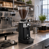 Thumbnail image #2 for UNIC Ceado E37SL On-Demand Commercial Coffee Grinder, 83mm Flat Burrs, 3.5 lb Hopper, Black