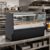 Thumbnail image #2 for Structural Concepts Fusion® Countertop Heated Service Case with Vertical Swing-Out Front Glass and Rear Sliding Doors, 75-3/8 Inch Wide