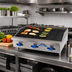 Thumbnail image #2 for Comstock-Castle Castle Series 36-Inch Countertop Gas Char-Broiler with Radiant Heat
