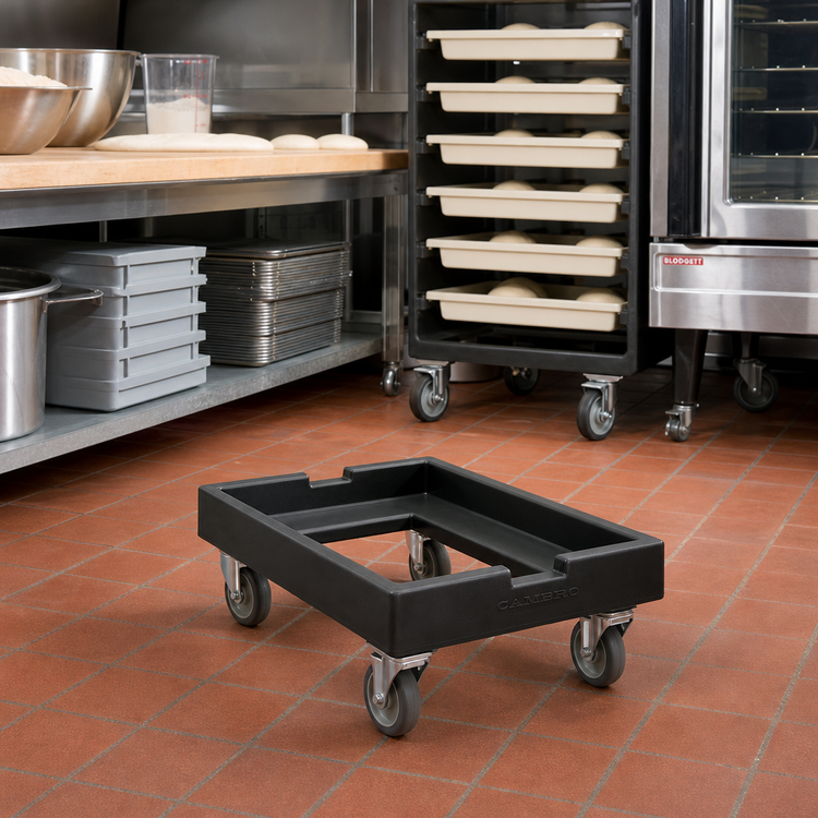 Product image #3 for Cambro Camdolly Pizza Dough Box Dolly, 27-7/8 x 19-7/8 x 10-1/4 Inches, Black