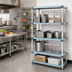 Thumbnail image #2 for MetroMax Q 4-Shelf Starter Polymer Shelving Unit, 36 Inch Wide x 24 Inch Deep x 63 Inch High