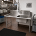 Thumbnail image #2 for John Boos Pro-Bowl 108-Inch Straight Soiled Dishtable with Left-to-Right 20 x 20 x 8 Pre-Rinse Bowl