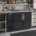Thumbnail image #2 for Beverage Air BB48HC-B 48-Inch Two-Section Back Bar Refrigerator, Solid Doors, Self-Contained R290