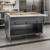 Thumbnail image #2 for Eagle Spec-Master 63-1/2 Inch Electric Hot Food Table with 4 Wet/Dry Wells, Open Base