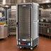 Thumbnail image #2 for Metro C5 3 Series Mobile Full-Height Heated Holding Cabinet with Clear Polycarbonate Door, Gray Insulation Armour, and Fixed Wire Slides