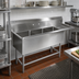 Thumbnail image #2 for John Boos Pro-Bowl 3-Compartment Sink with Right Drainboard, 18