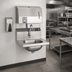 Thumbnail image #2 for Eagle Group Wall-Mount 304 Stainless Steel Hand Sink with Electronic Eye Gooseneck Spout, Towel Dispenser and Soap Dispenser