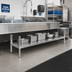 Thumbnail image #2 for Advance Tabco 90-Inch x 24-Inch Stainless Steel Dishtable Undershelf