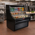 Thumbnail image #2 for Howard-McCray 35E Series Impulse Curved Glass Remote Open Merchandiser, 39-Inch, Black