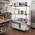 Thumbnail image #2 for Quantum Stationary Solid 304 Stainless Steel Shelving Starter Kit, 36
