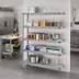 Thumbnail image #2 for EAGLEbrite 5-Tier Add-On Wire Shelving Unit with QuadTruss Shelves, 72 x 18 x 74 Inches, Zinc Finish