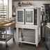 Thumbnail image #3 for American Range ME-1 Majestic Single-Deck Bakery-Depth Electric Convection Oven with 50/50 Glass Doors