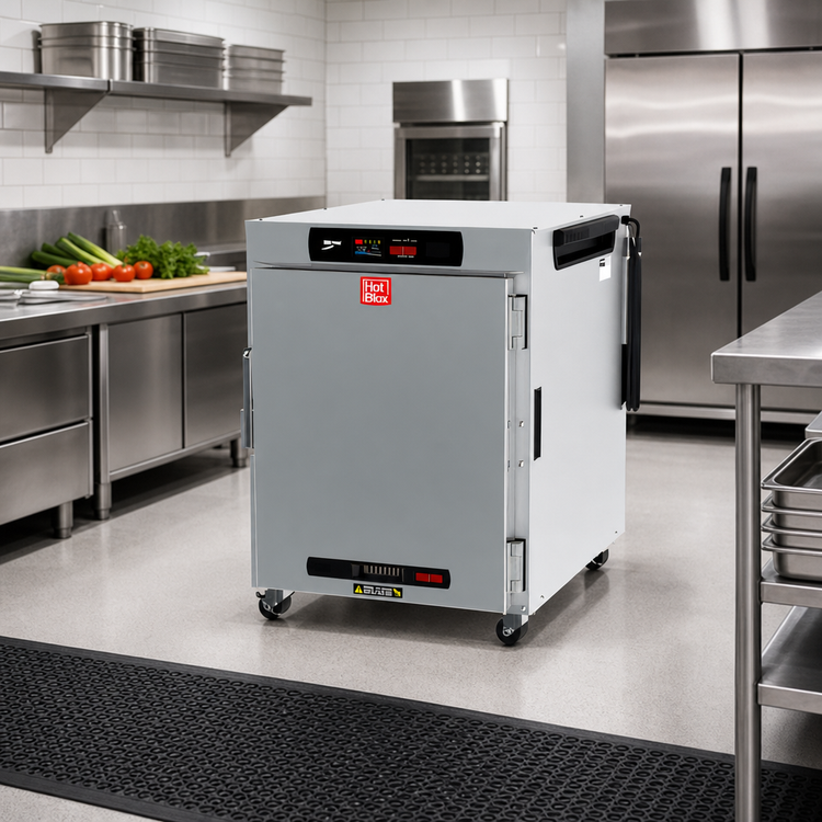 Product image #2 for Metro HotBlox Wide 8-Pan Pass-Thru Undercounter Insulated Holding Cabinet with Digital Touchscreen Control