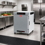 Thumbnail image #2 for Metro HotBlox™ HBCW8-DSPS-UC Pass-Thru Undercounter Insulated Holding Cabinet, Wide 8-Pan, Digital Touchscreen, 120V