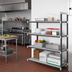 Thumbnail image #2 for Cambro Camshelving Elements XTRA 4-Tier Stationary Add-On Polymer Shelving Unit, 24
