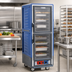 Thumbnail image #2 for Metro C5 3 Series Full-Height Combination Heated Holding & Proofing Cabinet with Blue Insulation Armour, Dutch Clear Polycarbonate Doors, and Fixed Wire Slides