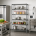 Thumbnail image #2 for Eagle Group Valu-Master 5-Tier Add-On Wire Shelving Unit, 42
