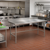 Thumbnail image #2 for Advance Tabco 144-Inch x 30-Inch 304 Stainless Steel Work Table with 5-Inch Backsplash
