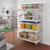 Thumbnail image #3 for Cambro Camshelving Premium 4-Tier Vented Add-On Polymer Shelving Unit, 21