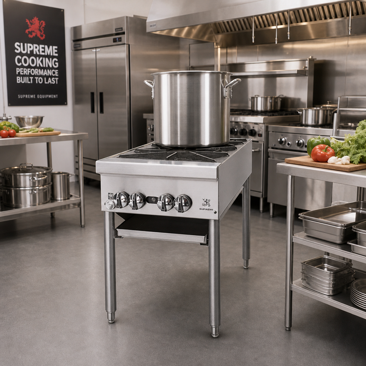 Product image #2 for Supreme 18-Inch Floor Stock Pot Stove