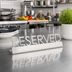 Thumbnail image #2 for American Metalcraft Reserved Stainless Steel Table Sign