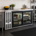 Thumbnail image #3 for Perlick SDPS60 Two-Section Pass-Thru Sliding Glass Door Back Bar Cooler, 60 Inch, Self-Contained Side-Mount Refrigeration