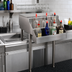 Thumbnail image #2 for Advance Tabco Underbar Basics Add-On Single-Tier Hang-On Speed Rail, 24 Inch, 5-6 Bottle Capacity