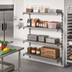 Thumbnail image #3 for Cambro Camshelving Premium 18-Inch Deep x 30-Inch Wide x 84-Inch High 4-Tier Stationary Add-On Polymer Shelving Unit