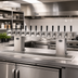 Thumbnail image #2 for Perlick 12-Faucet Bridge Tee Countertop Glycol-Cooled Draft Beer Tower, Stainless Steel