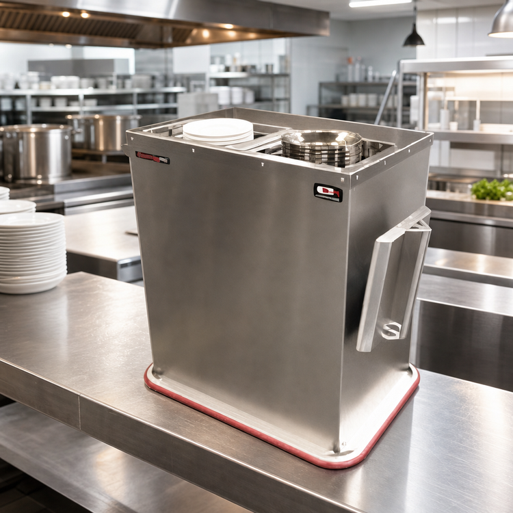 Product image #2 for Carter-Hoffmann BH3S 3-Silo Heated Base and Plate Dispenser