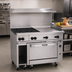 Thumbnail image #2 for Vulcan Endurance 48-Inch Gas Restaurant Range with 4 Burners, 24-Inch Griddle and Standard Oven