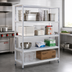 Thumbnail image #2 for New Age H.D. Series All-Welded 4-Tier Heavy Duty Aluminum Shelving Unit, 72