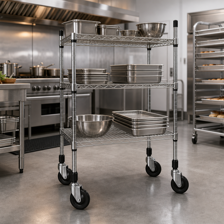 Product image #2 for Commercial Shelving Stem Caster Without Brakes