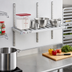 Thumbnail image #3 for New Age Adjust-A-Shelf T-Bar Series Wall-Mounted Shelf, 48-Inch W x 20-Inch D, Aluminum