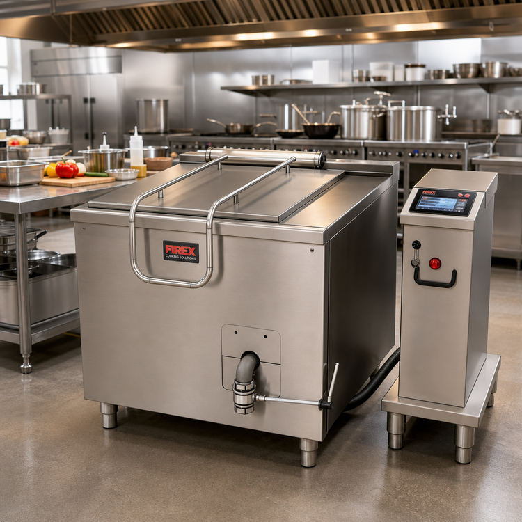 Product image #2 for Firex UCPMDG1-32 Single Basin 32 Gallon Gas Multicooker with 7-inch Touch Screen