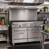 Thumbnail image #2 for Ultimate 48-Inch Gas Restaurant Range with Thermostatic Griddle, Convection Oven, and Cabinet Base