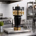 Thumbnail image #2 for Glastender Monaco 4-Faucet Air-Cooled Draft Dispensing Tower with Mirror Finish and Surface-Mount Drain Pan