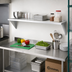 Thumbnail image #2 for Channel Manufacturing AWS1248 Solid Knock-Down Aluminum Wall Shelf, 48 x 12 Inches