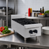 Thumbnail image #2 for Serv-Ware 12-Inch Two-Burner Liquid Propane Gas Hot Plate with Legs