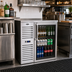 Thumbnail image #2 for Krowne BS36 36-Inch One-Section Refrigerated Back Bar Storage Cabinet, Side-Mounted Self-Contained