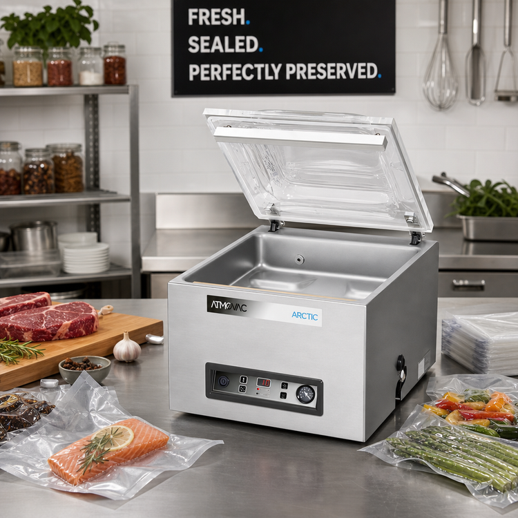Product image #2 for ATMOVAC ARCTIC16 Countertop Single-Chamber Vacuum Sealer with 16.5-Inch Seal Bar