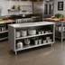 Thumbnail image #2 for Eagle Spec-Master Open Front Plate Cabinet with Stainless Steel Top, 84W x 18D