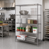 Thumbnail image #2 for Metro Super Erecta 54-Inch Wide x 21-Inch Deep x 74-Inch High Starter Wire Shelving Unit with 4 Shelves