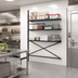 Thumbnail image #2 for Metro SmartLever 86-3/8-Inch High Cantilevered Shelving Add-On Unit Kit for 24-Inch Wide x 21-Inch Deep Shelves