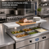 Thumbnail image #2 for Duke 442-6S Stainless Steel Carving Board for 6-Well Steam Tables